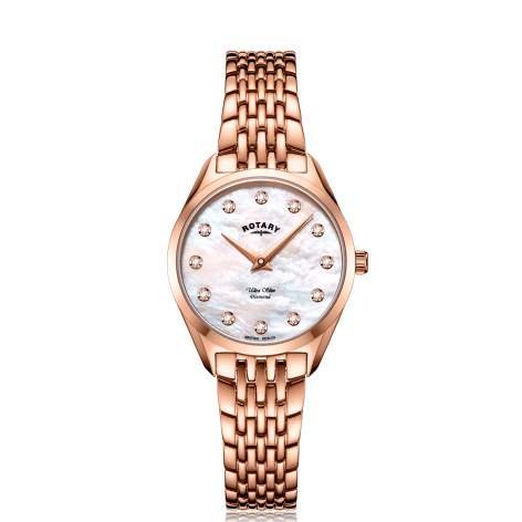 Ladies Bracelet Watch Rose Gold