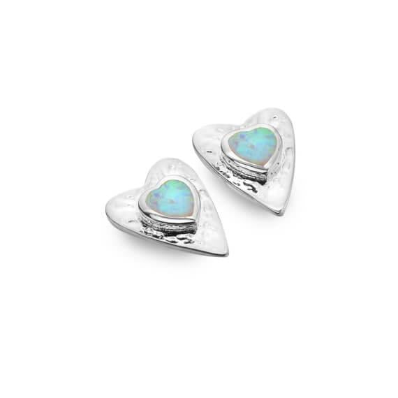 Origins Forever Opalite Heart Stud Earrings
