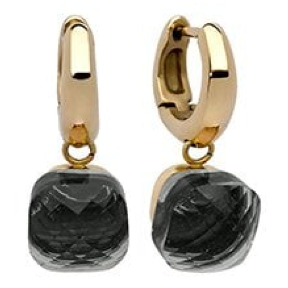 Creole "Firenze" Big (G/P) Smoke Earrings