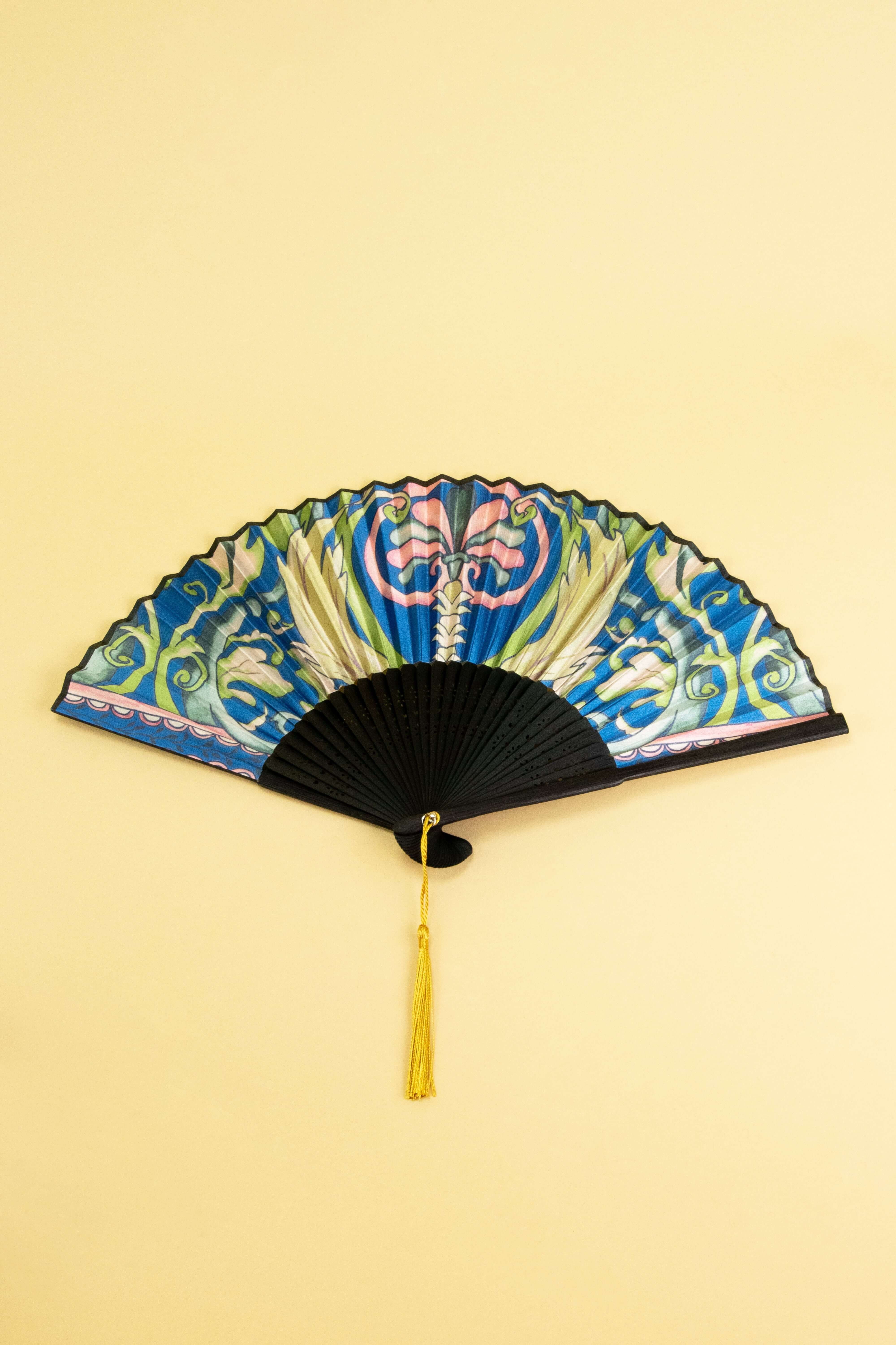 Decorative Damask Handheld Fan