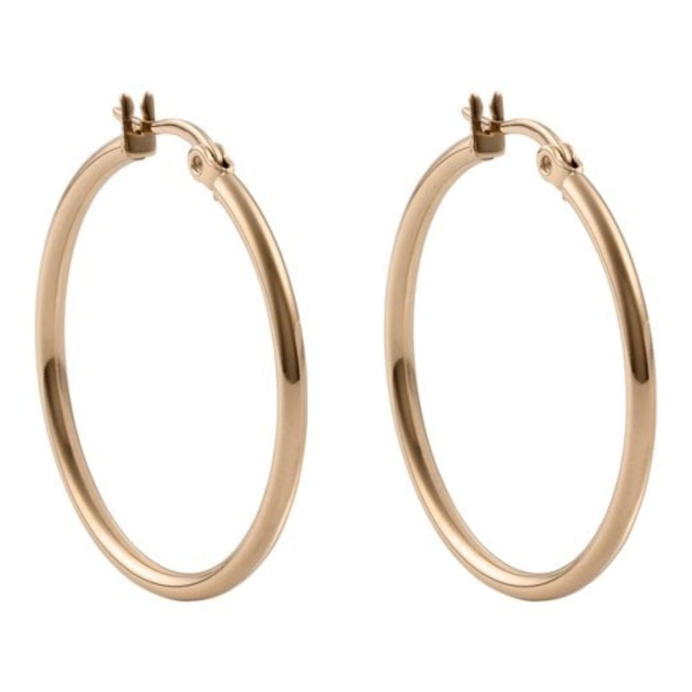 Interchangeable Creole Valentano Earrings 30mm (G/P)