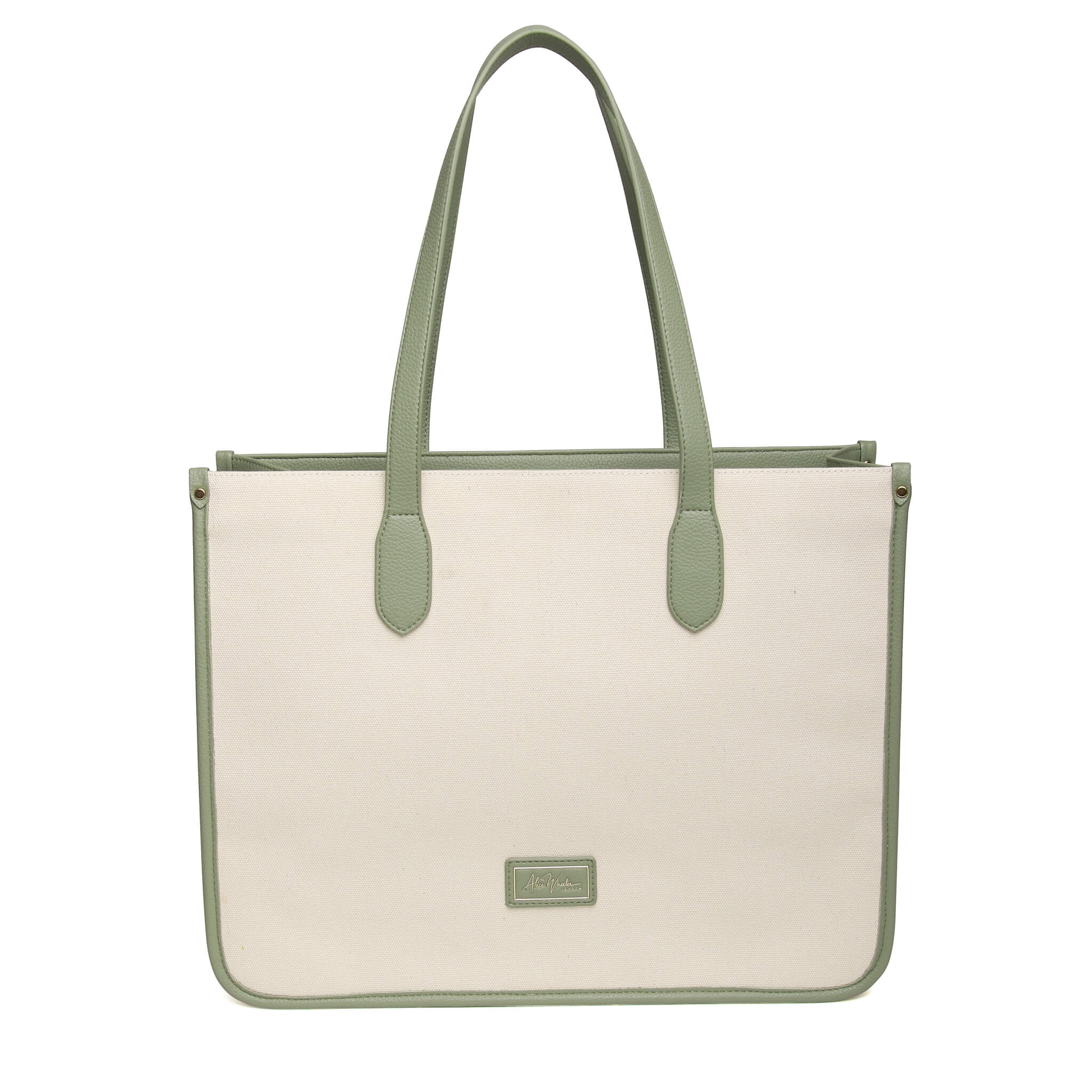 Kingston Canvas Tote Bag In Sage