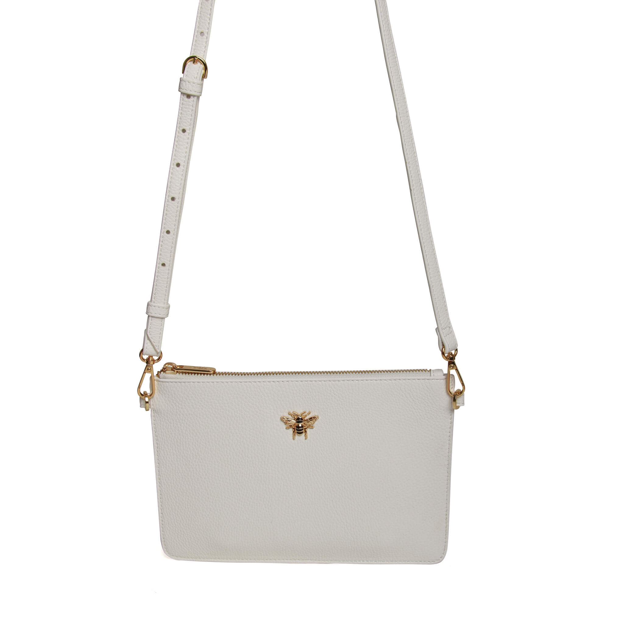 Ealing Phone/Clutch Pouch In White
