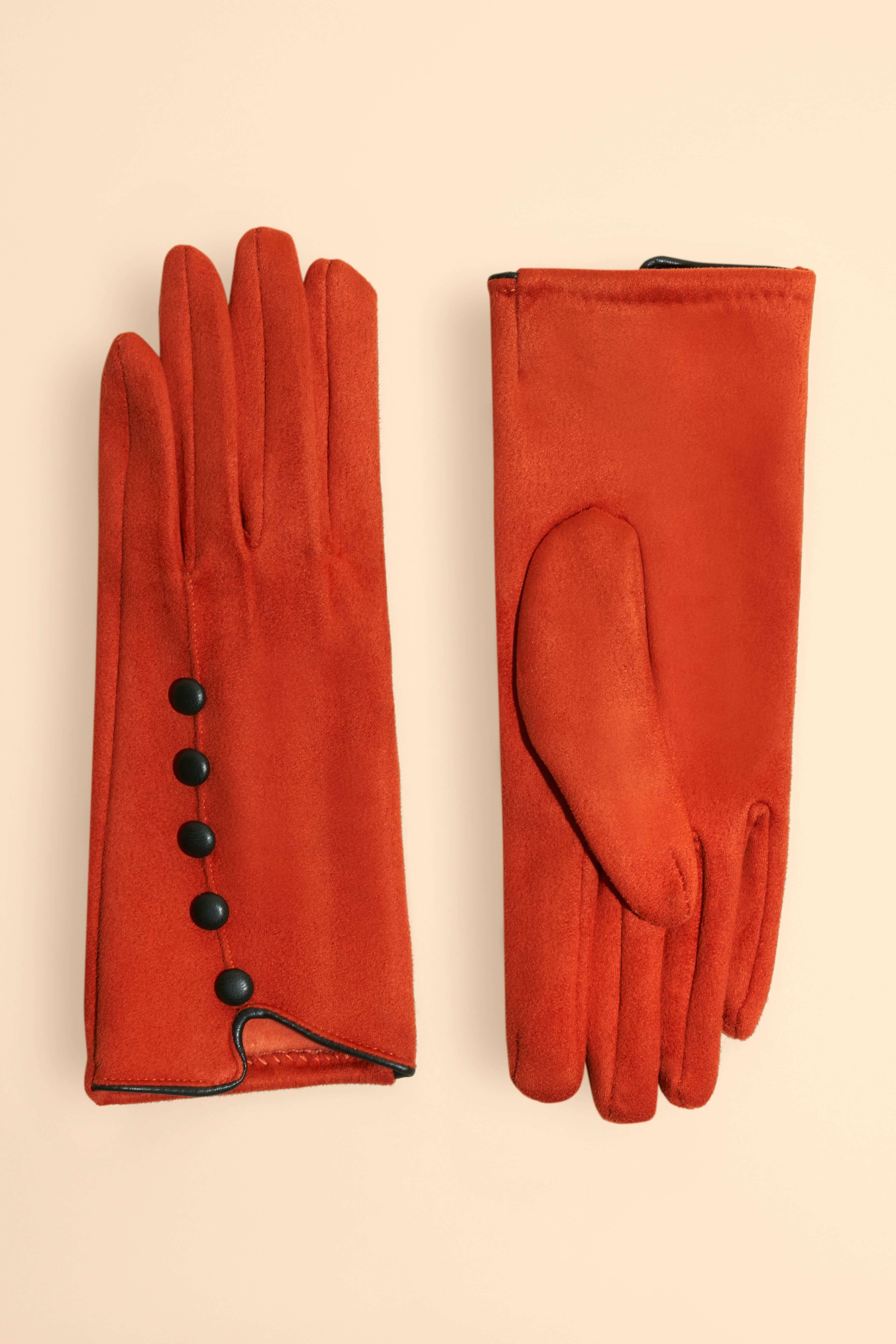 Beatrice Gloves - Tangerine