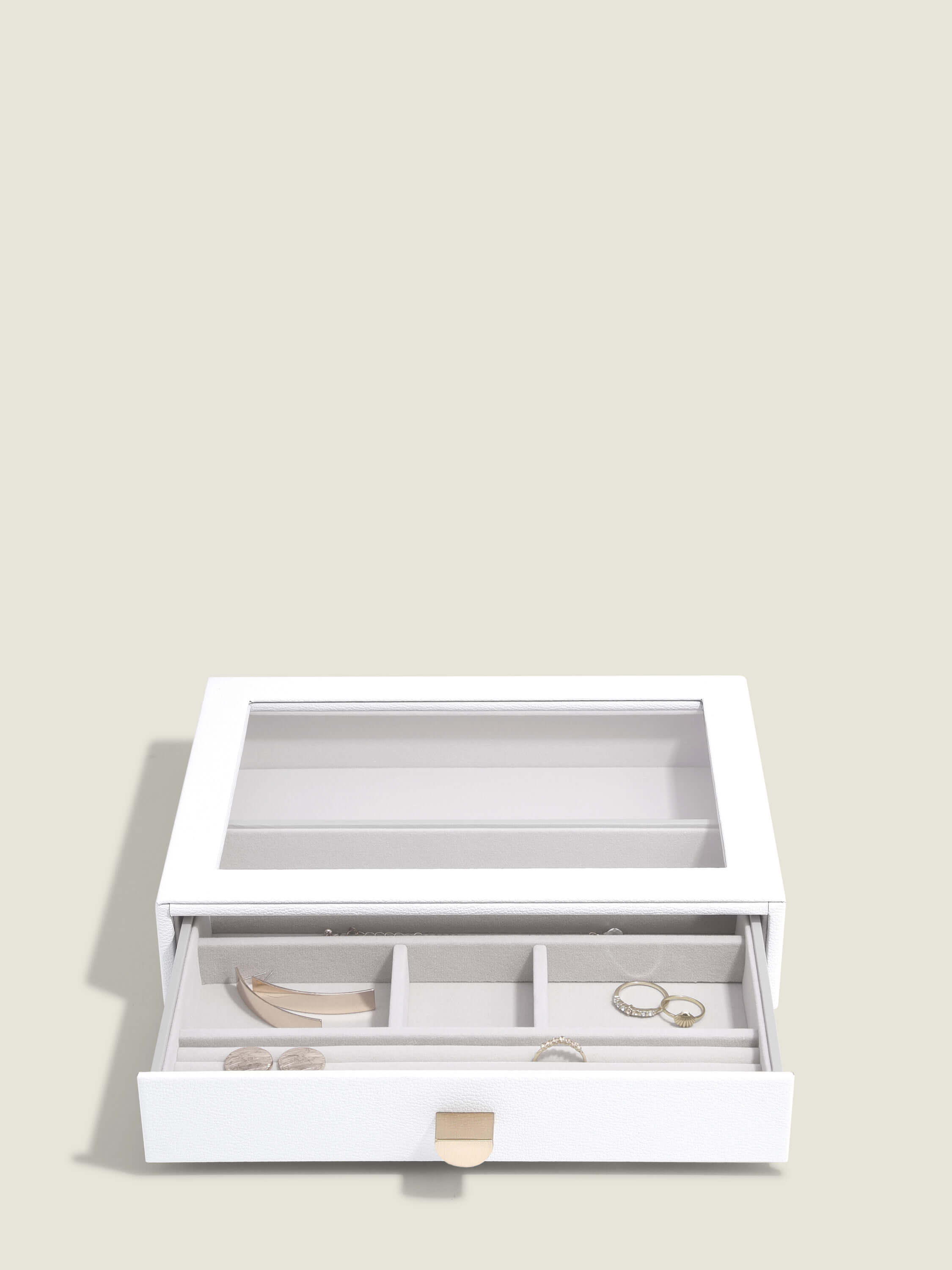 Pebble White Classic Drawer Set Of 4