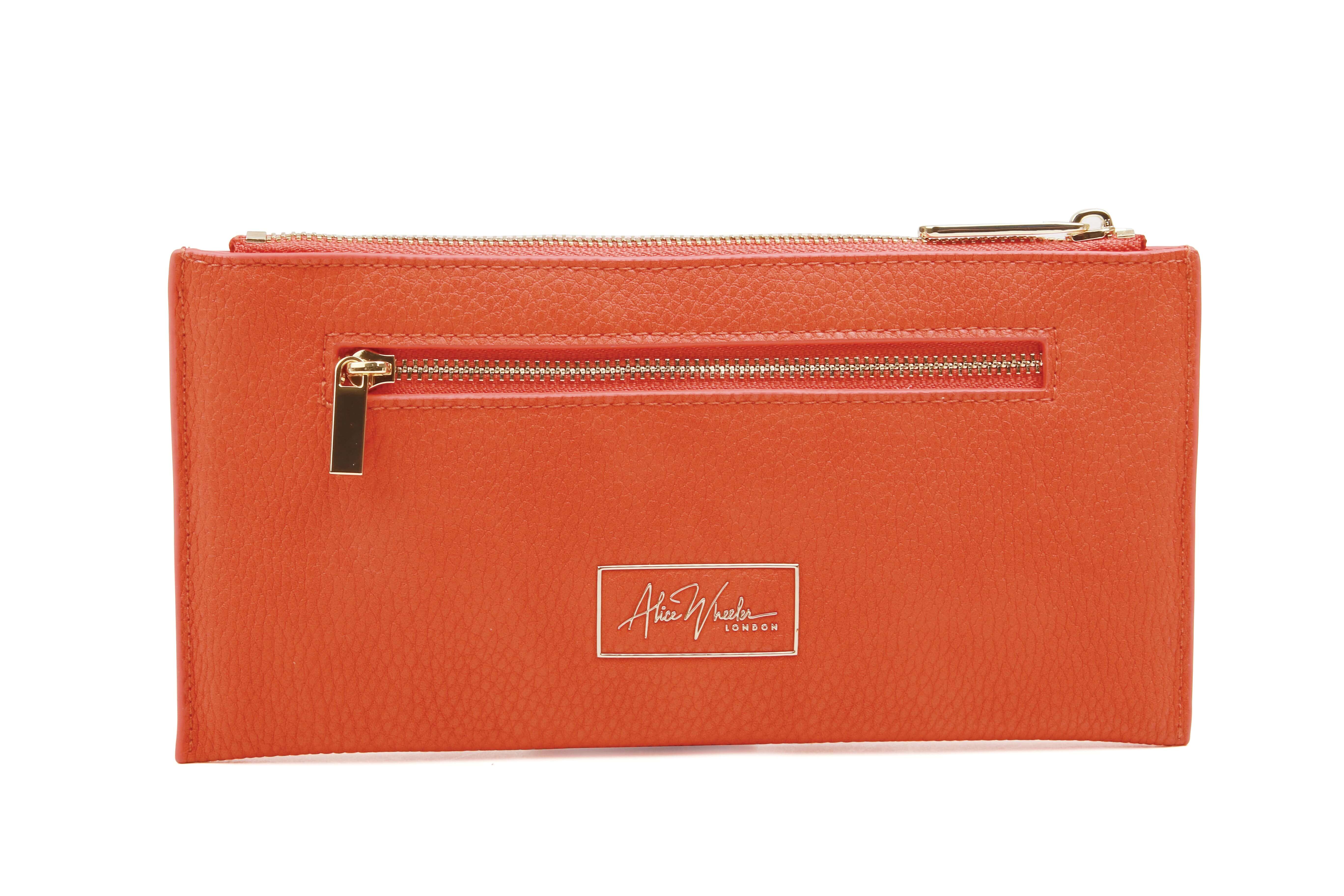 Brunel Slimline Purse In Orange