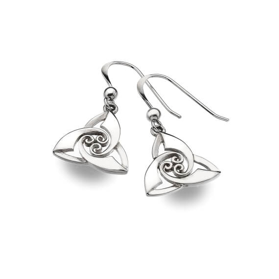 Trinity Spiral Earrings