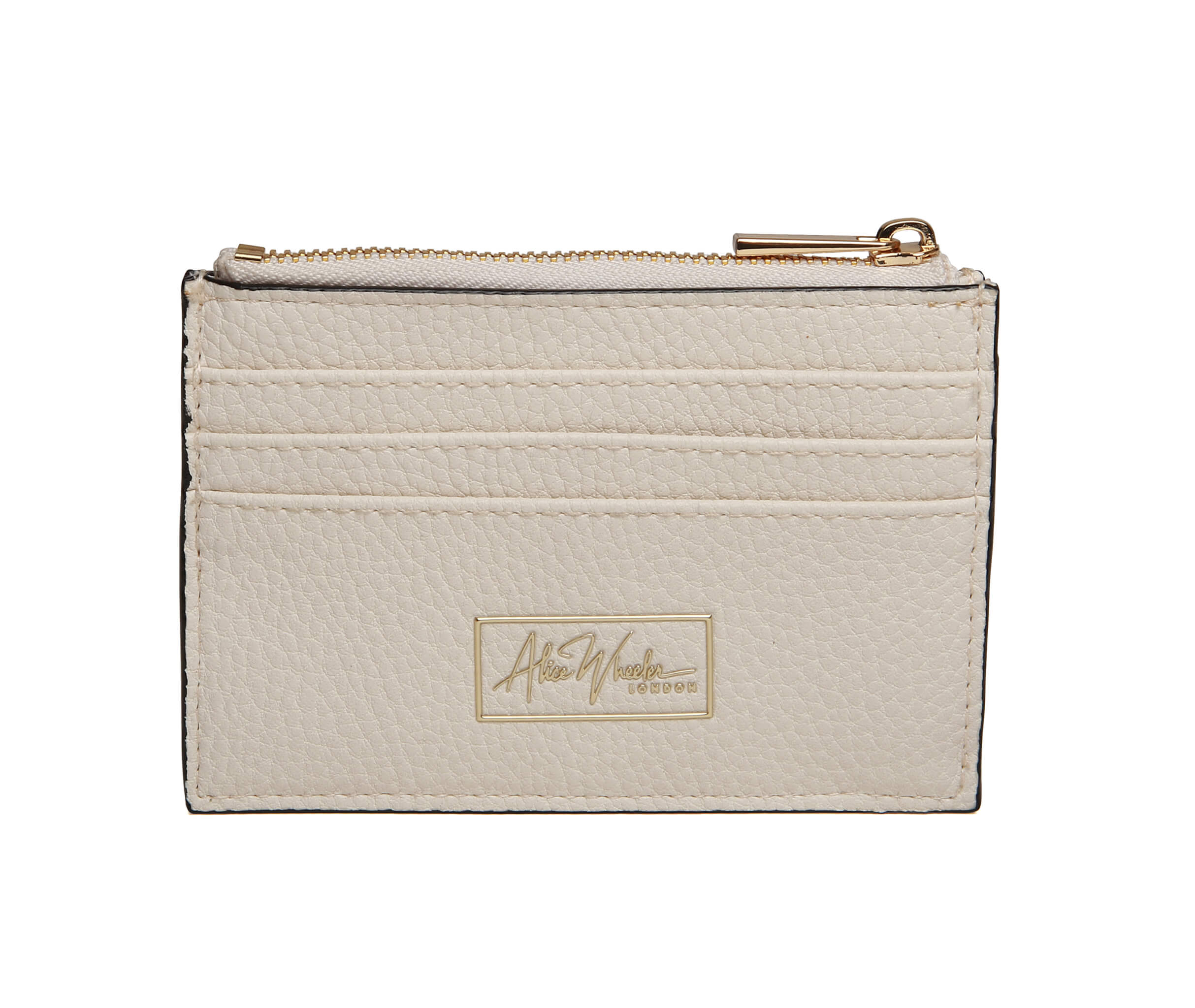 Waxed Edge Clevedon Purse In White