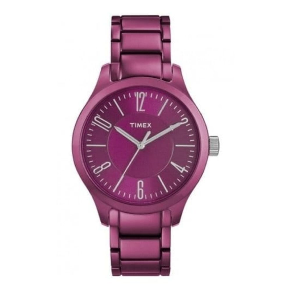 Ladies Purple Aluminium Bracelet Watch
