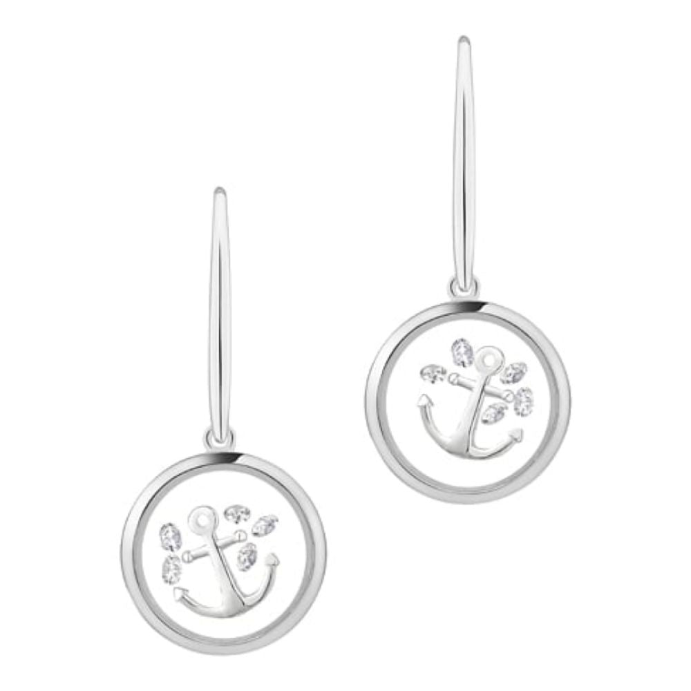 Anchor Earrings (E5217 CZ)