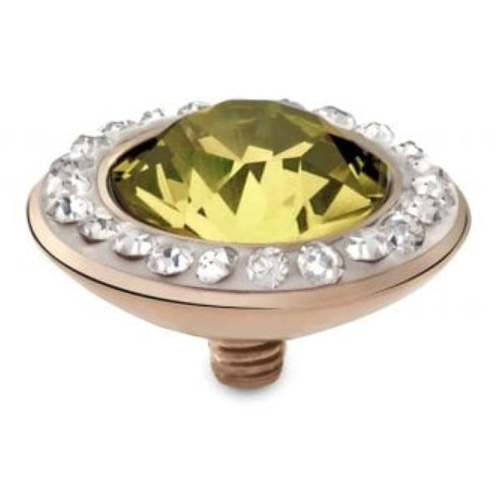 Interchangeable Top TONDO Deluxe (RG/P) Light Topaz