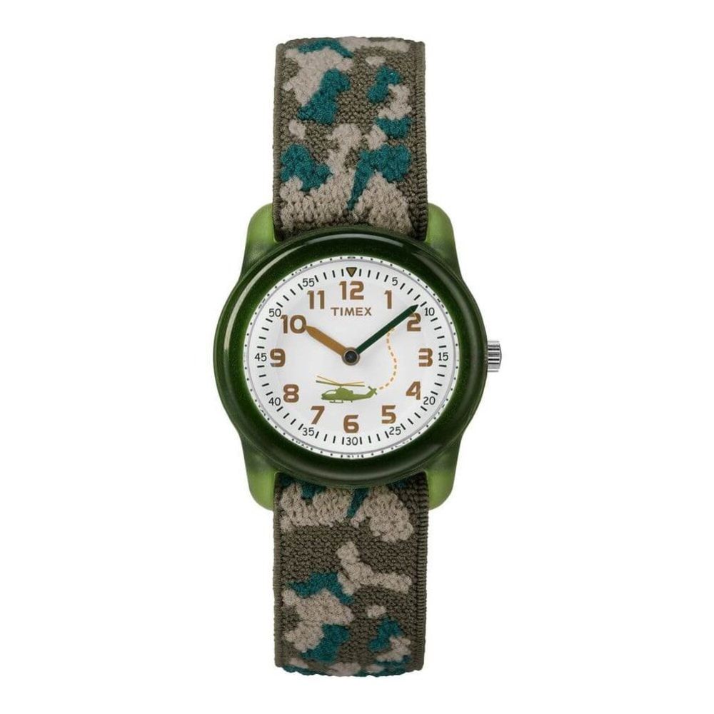 Kids Camouflage Stretch Band Wrist Watch