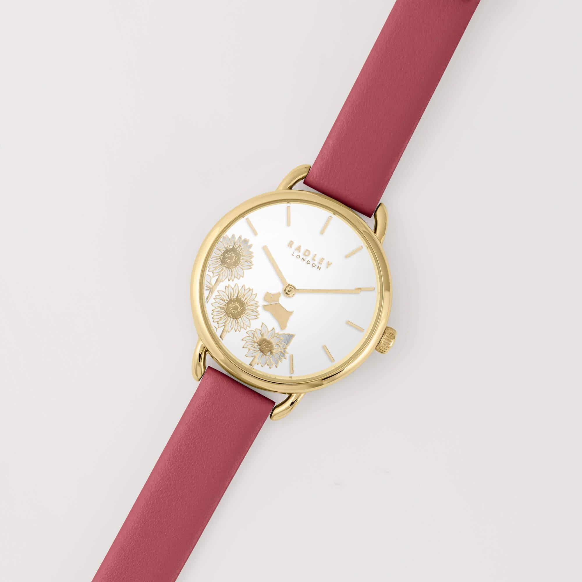 Southwark Park Sunflower Open Shoulder Pink Strap