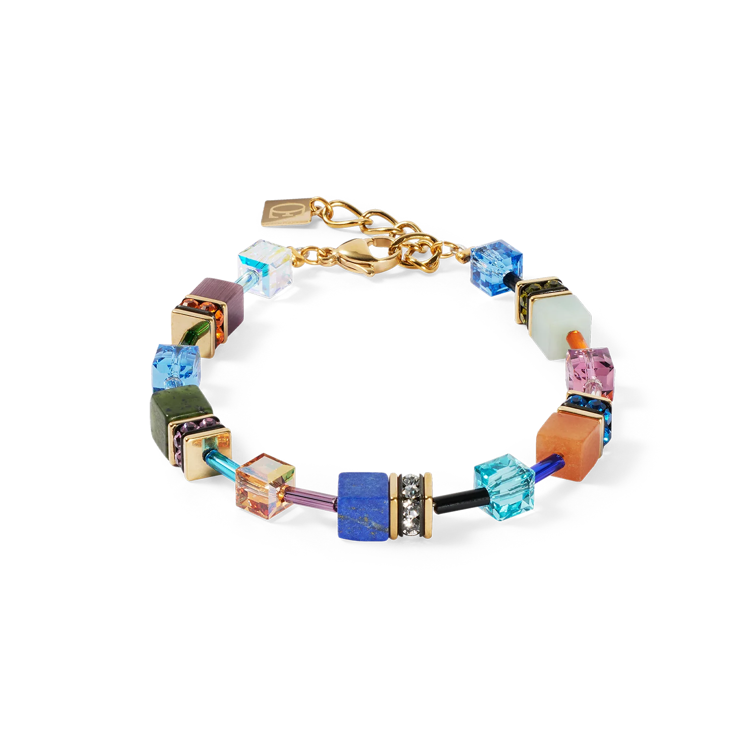 GeoCUBE Iconic Precious Multicolour Motion Bracelet