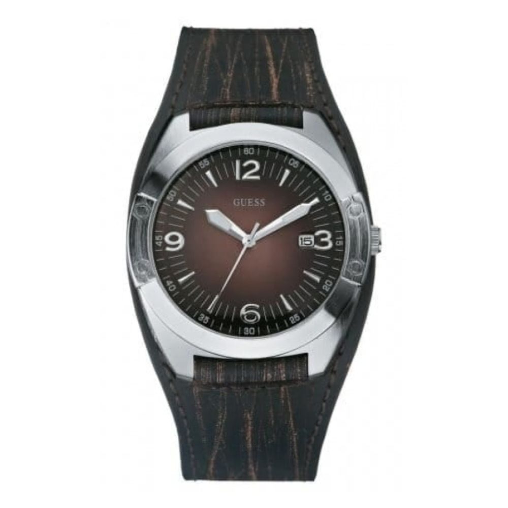 Framed Gents Brown Leather Watch