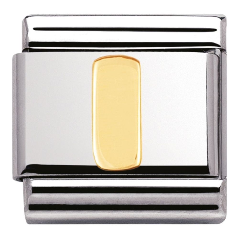 Classic Gold Letter 'I' Link