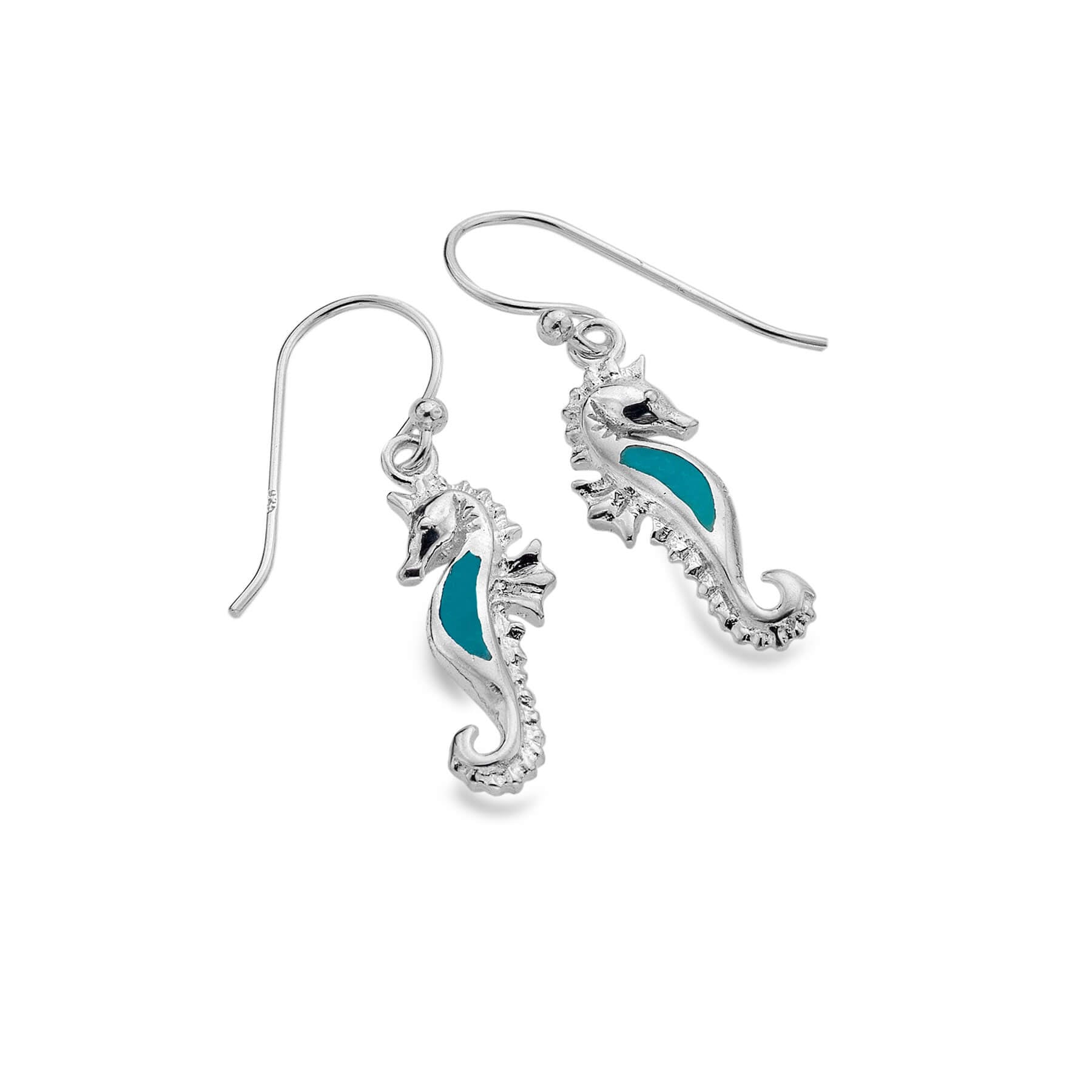 Turquoise Seahorse Earrings