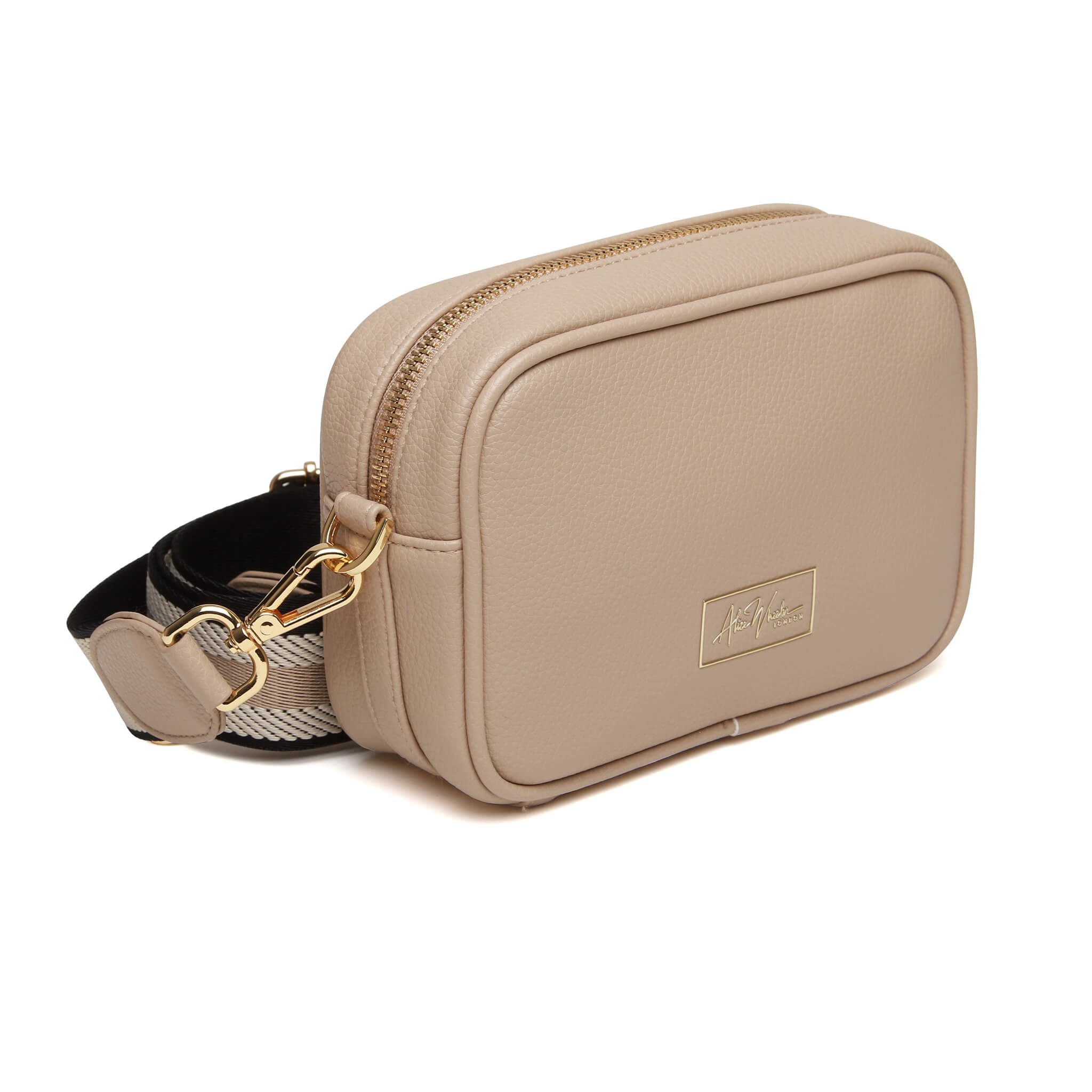 Mini Mayfair W Webbing Strap Bag In Stone