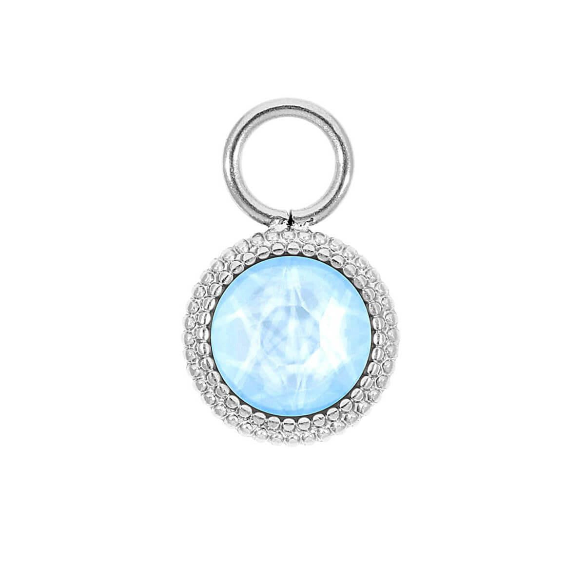 Fabero Flat Crystal Sky Ignite 10 mm Charm (S/P)