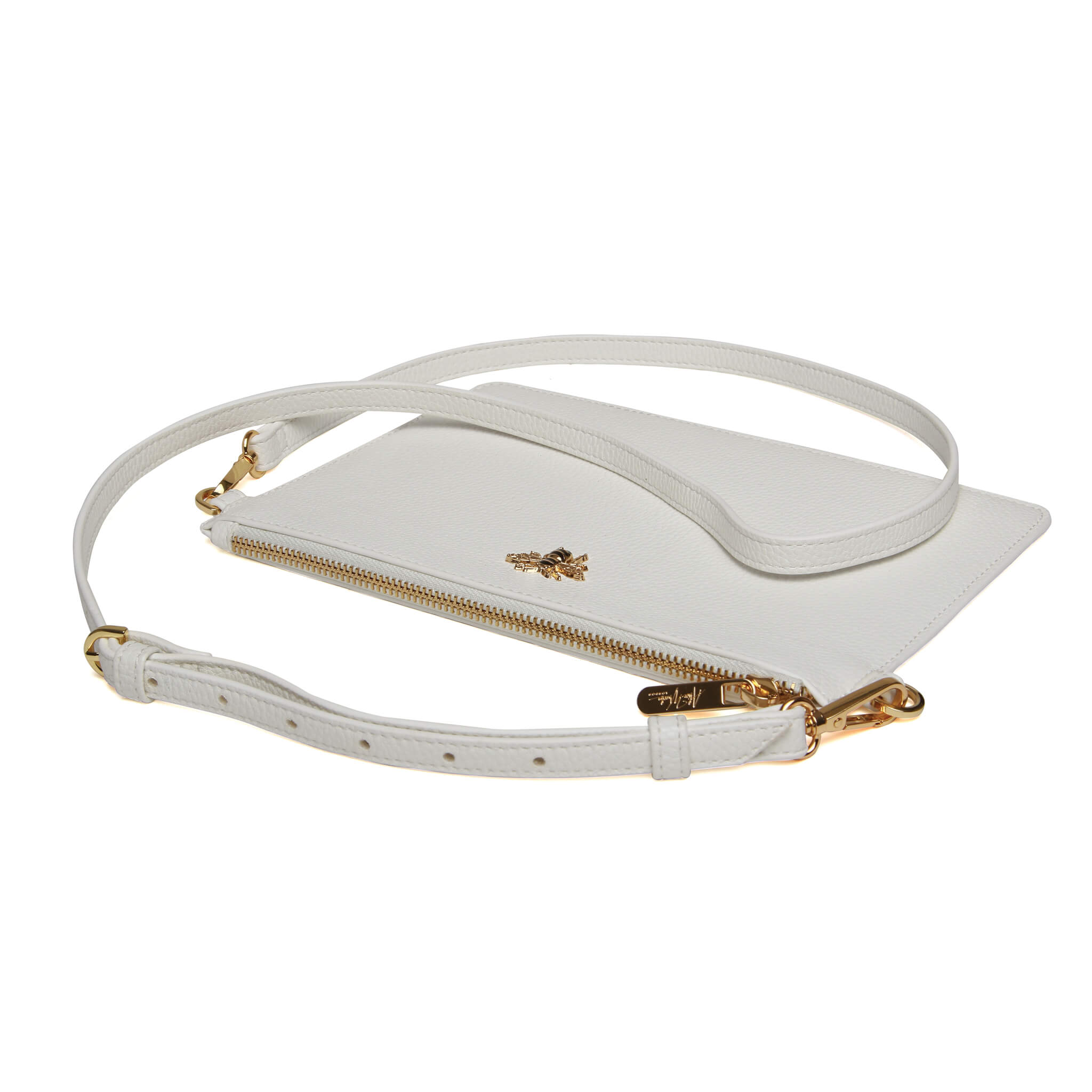 Ealing Phone/Clutch Pouch In White