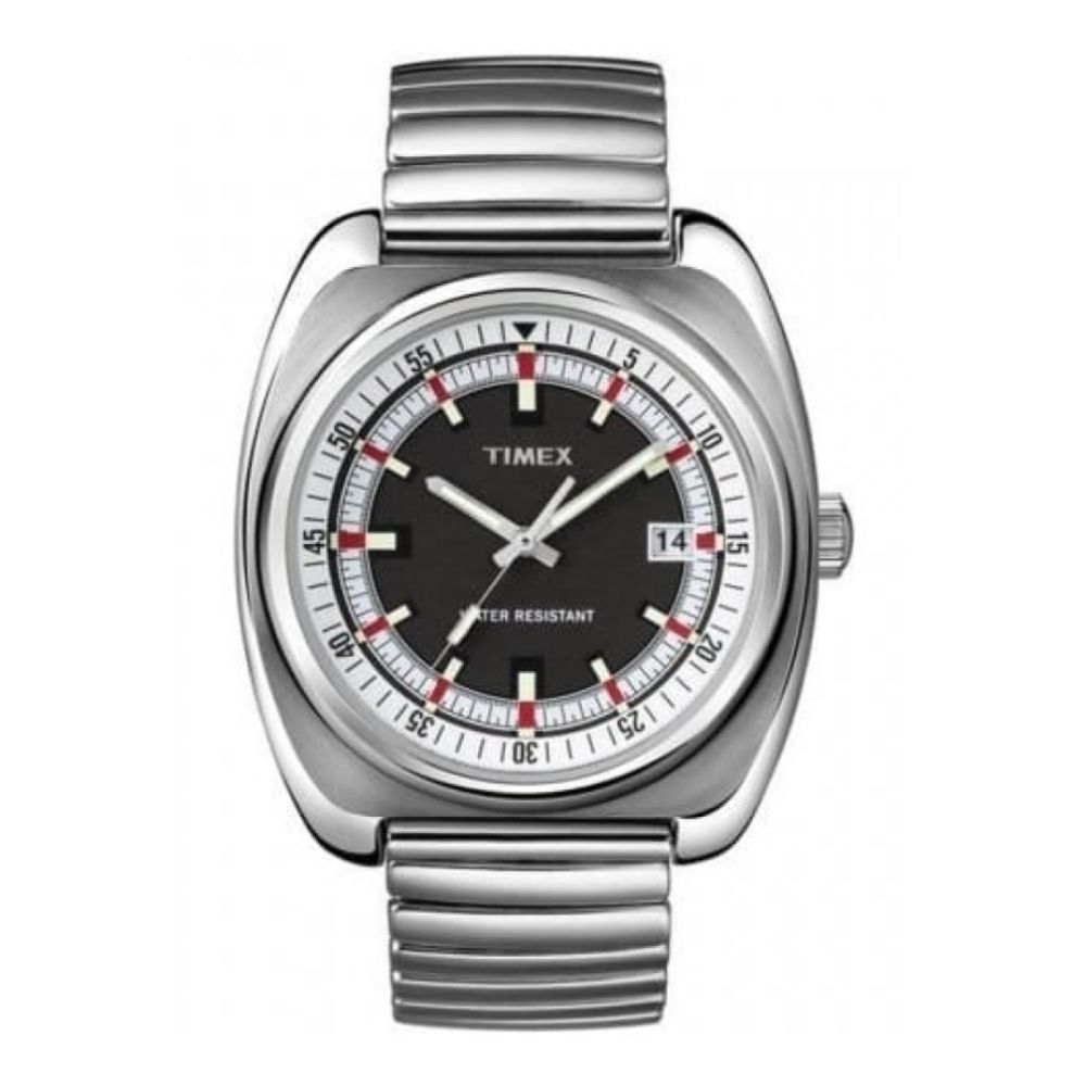 Gents Reissue Stainless Steel Expandable Bracelet Watch