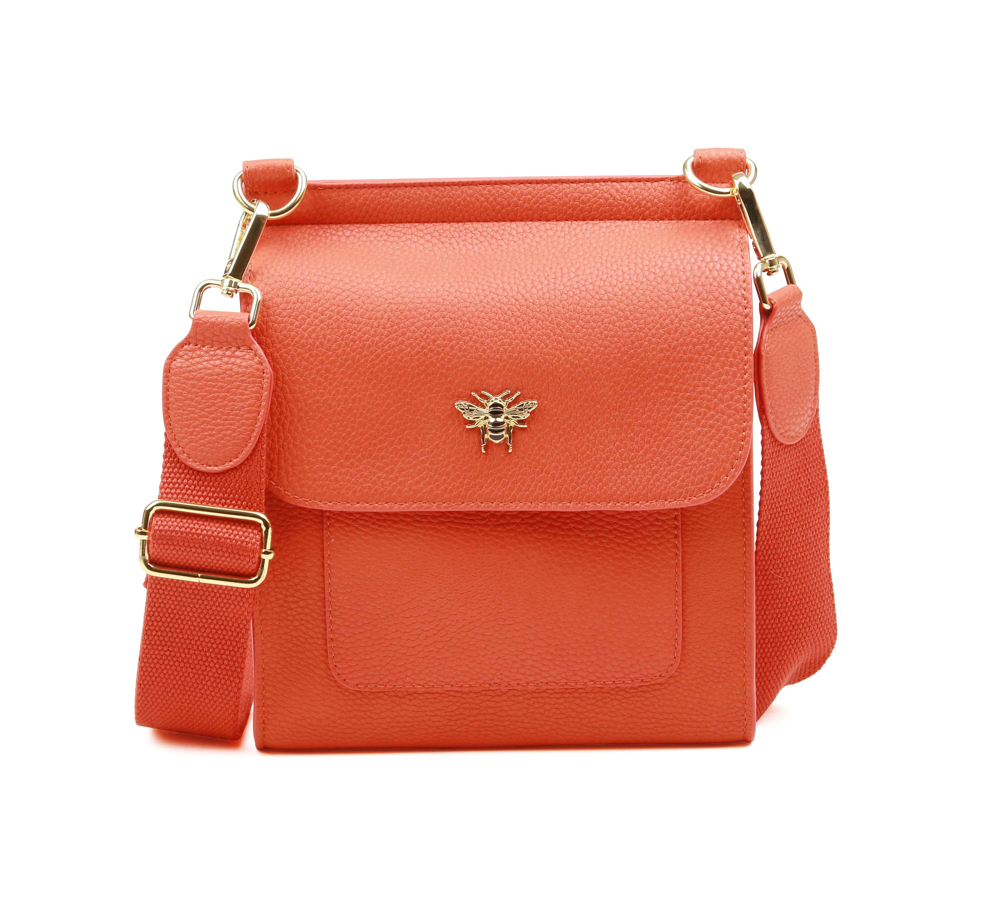 Bloomsbury Cross Body Bag In Orange