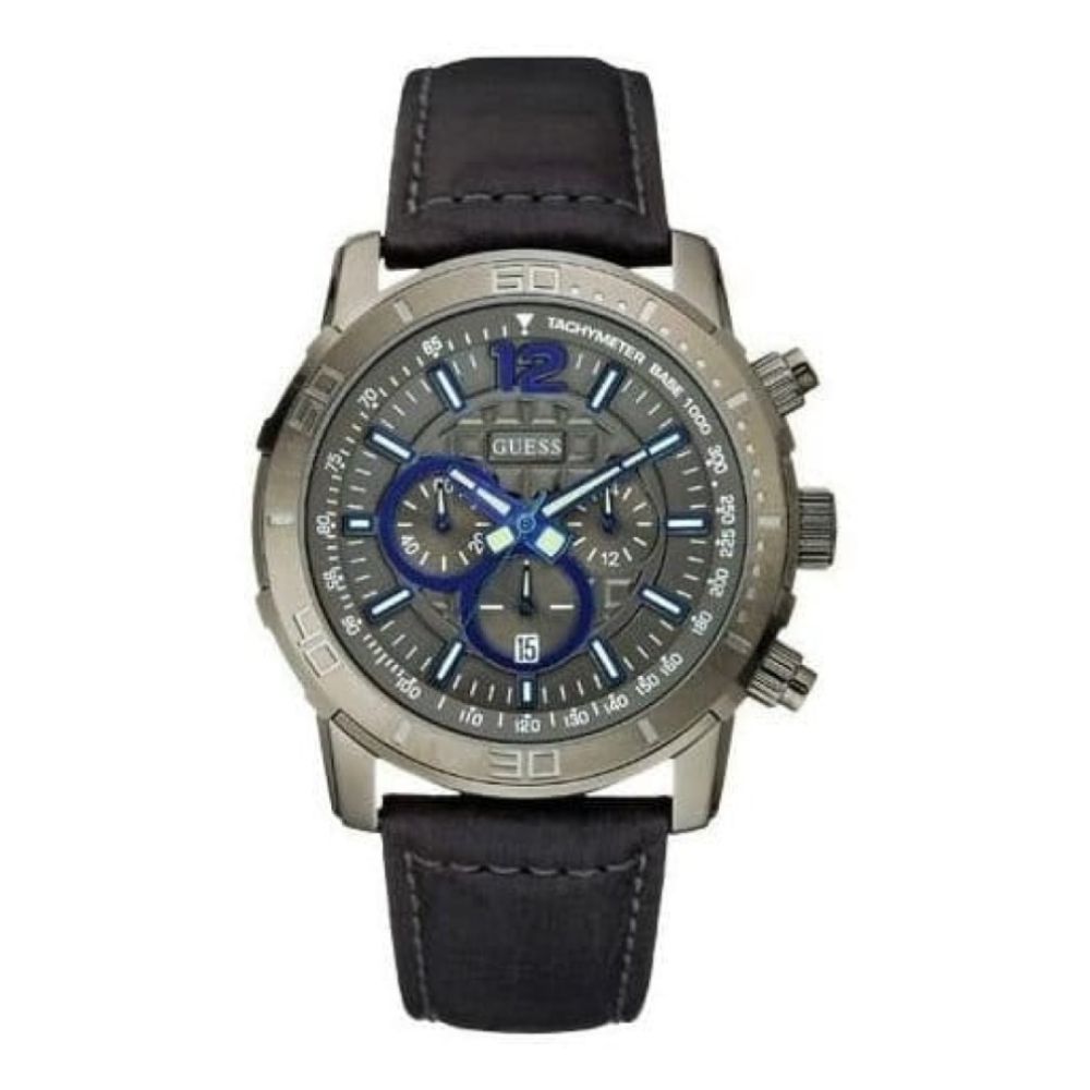 Gents 'Brickhouse' Chronograph Leather Watch