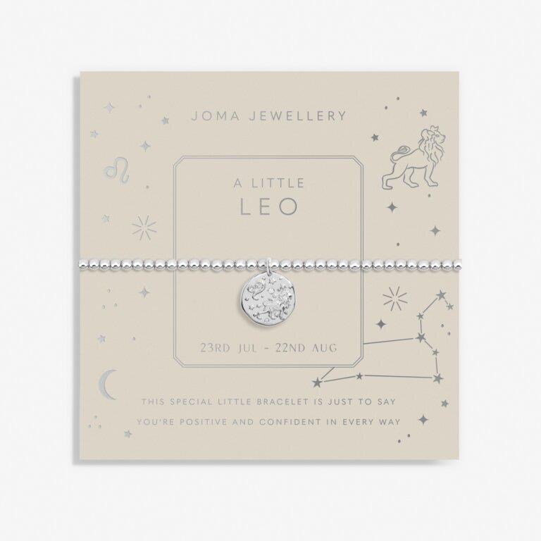Star Sign A Little 'Leo' Silver Plated Bracelet