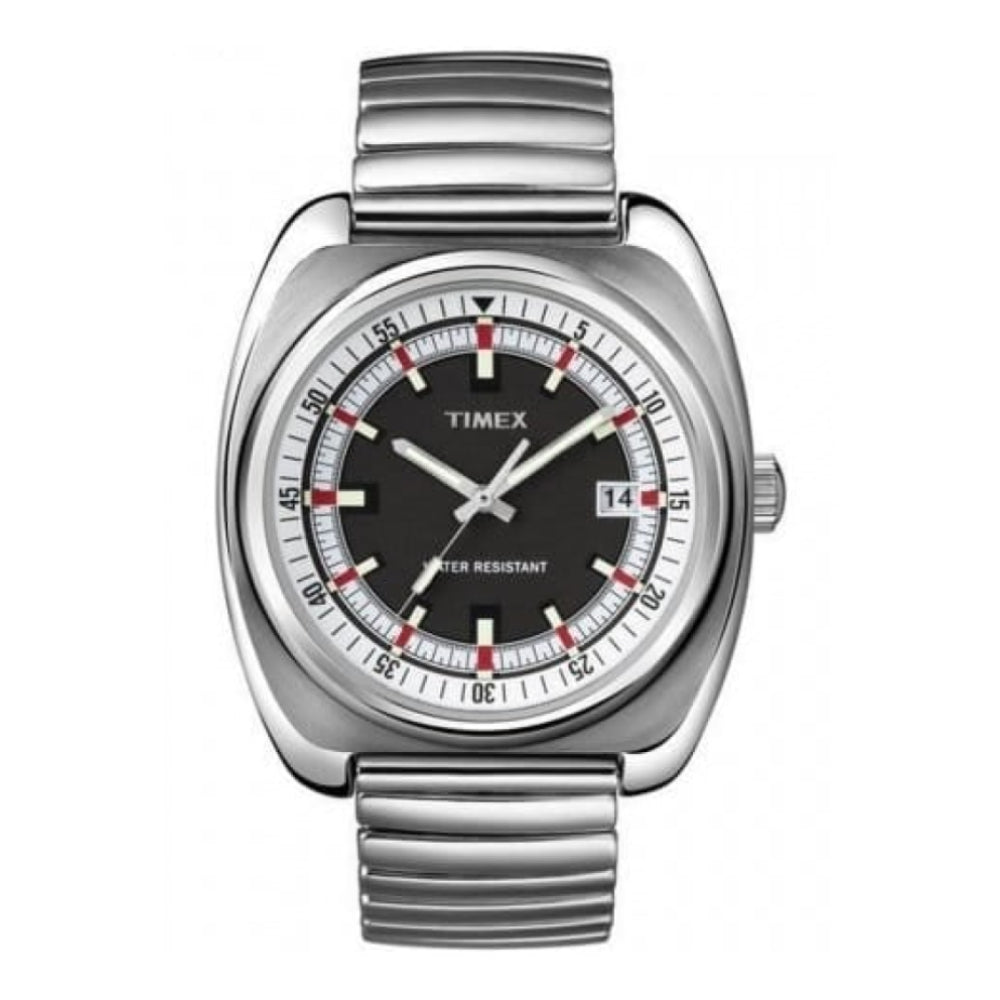 Gents Reissue Stainless Steel Expandable Bracelet Watch