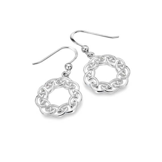 Celtic Circular Knotwork Earrings