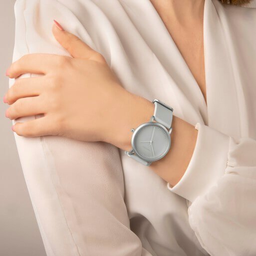 Palette Light Grey Ladies Watch