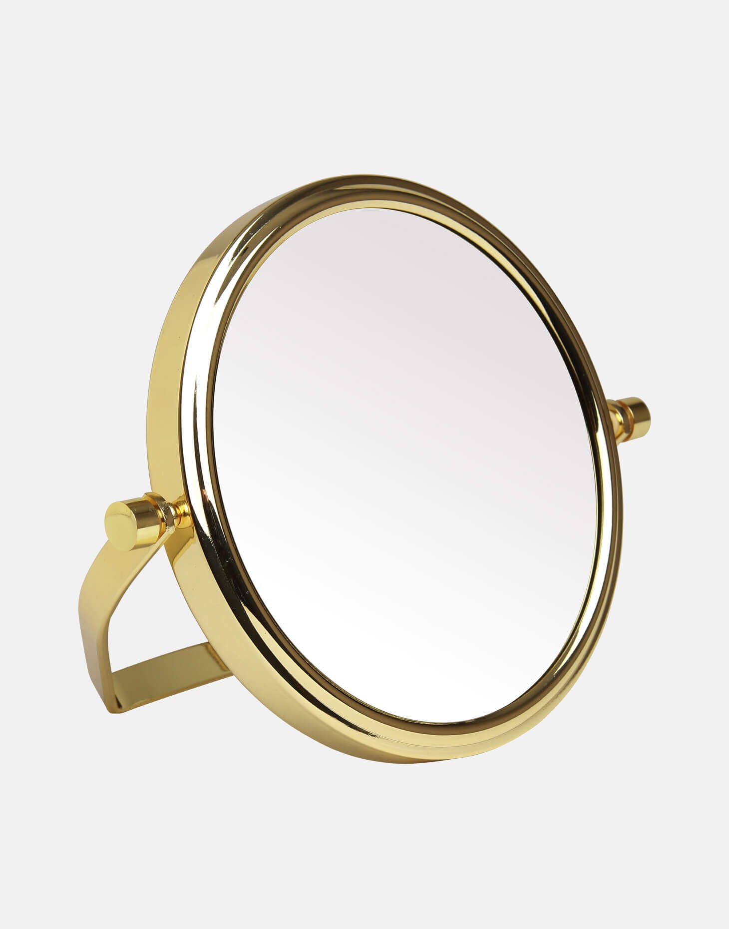 Gold Table Mirror H 15.5cm & D 15cm