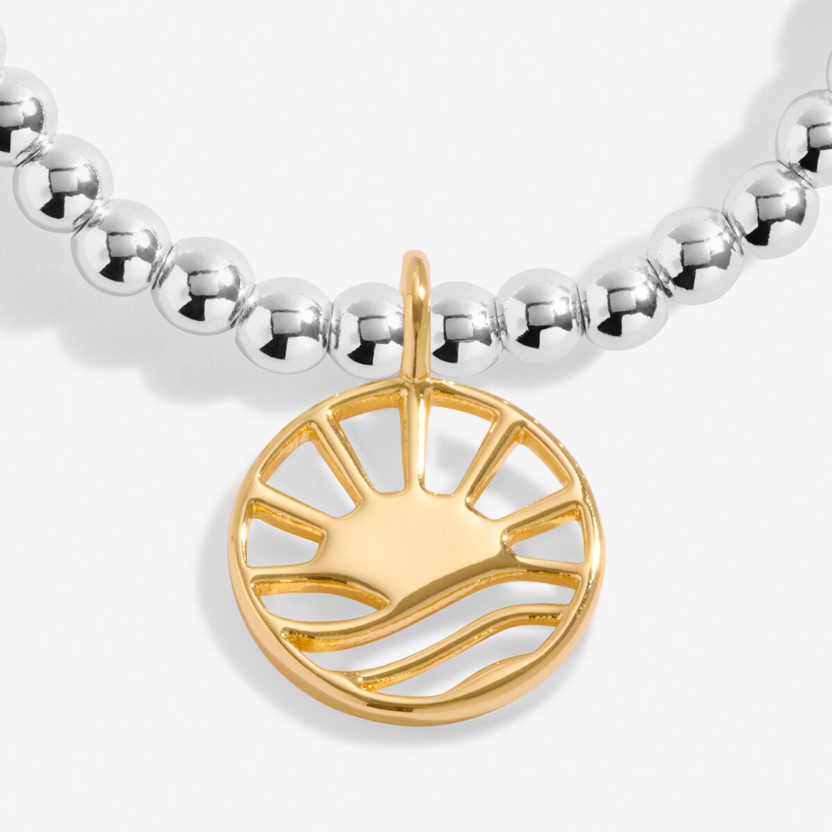 A Little 'Trust In The Magic Of New Beginnings' Silver & Gold Plated Bracelet