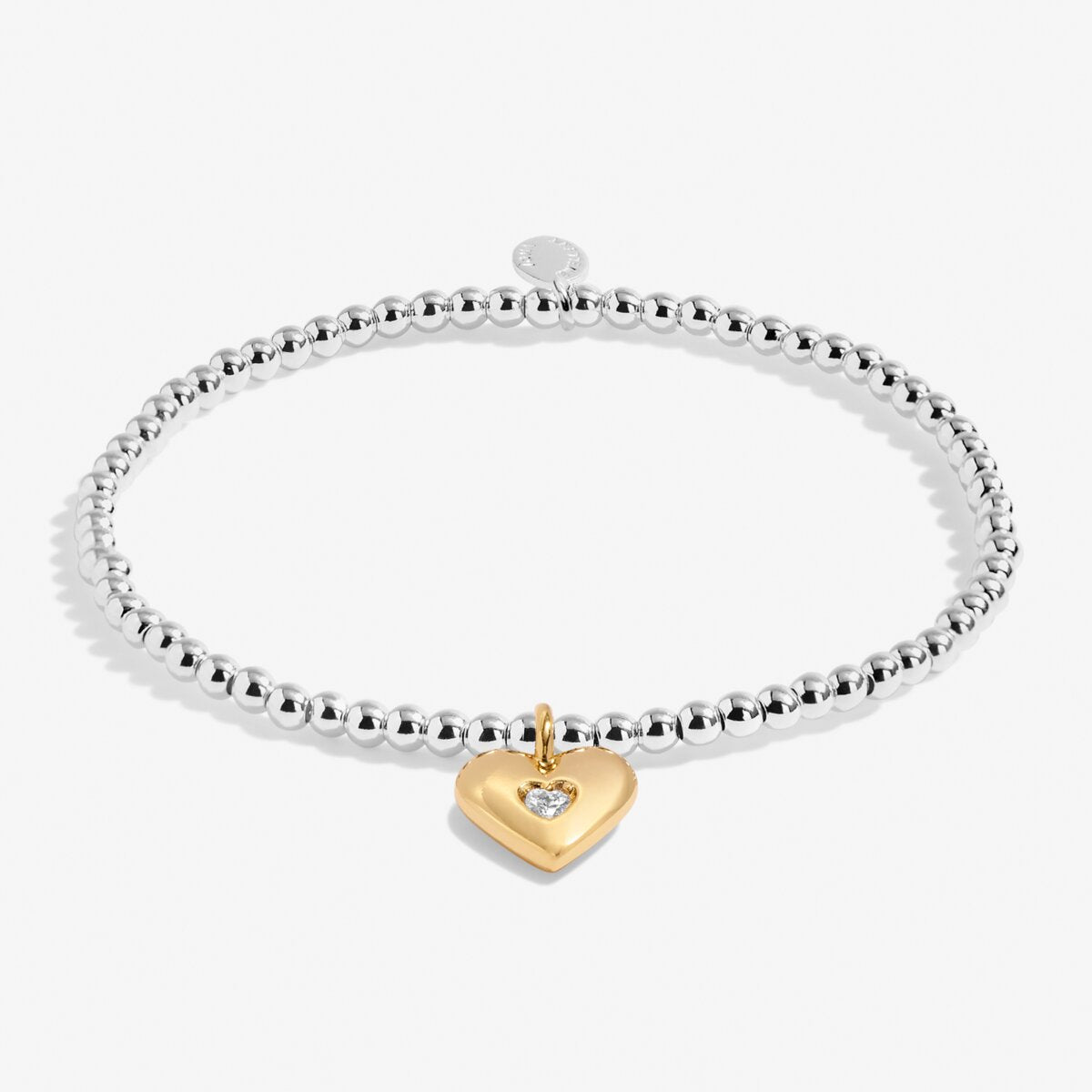 A Little 'Love You With All My Heart' Silver Plated Bracelet
