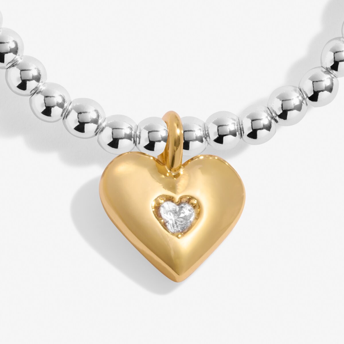 A Little 'Love You With All My Heart' Silver Plated Bracelet