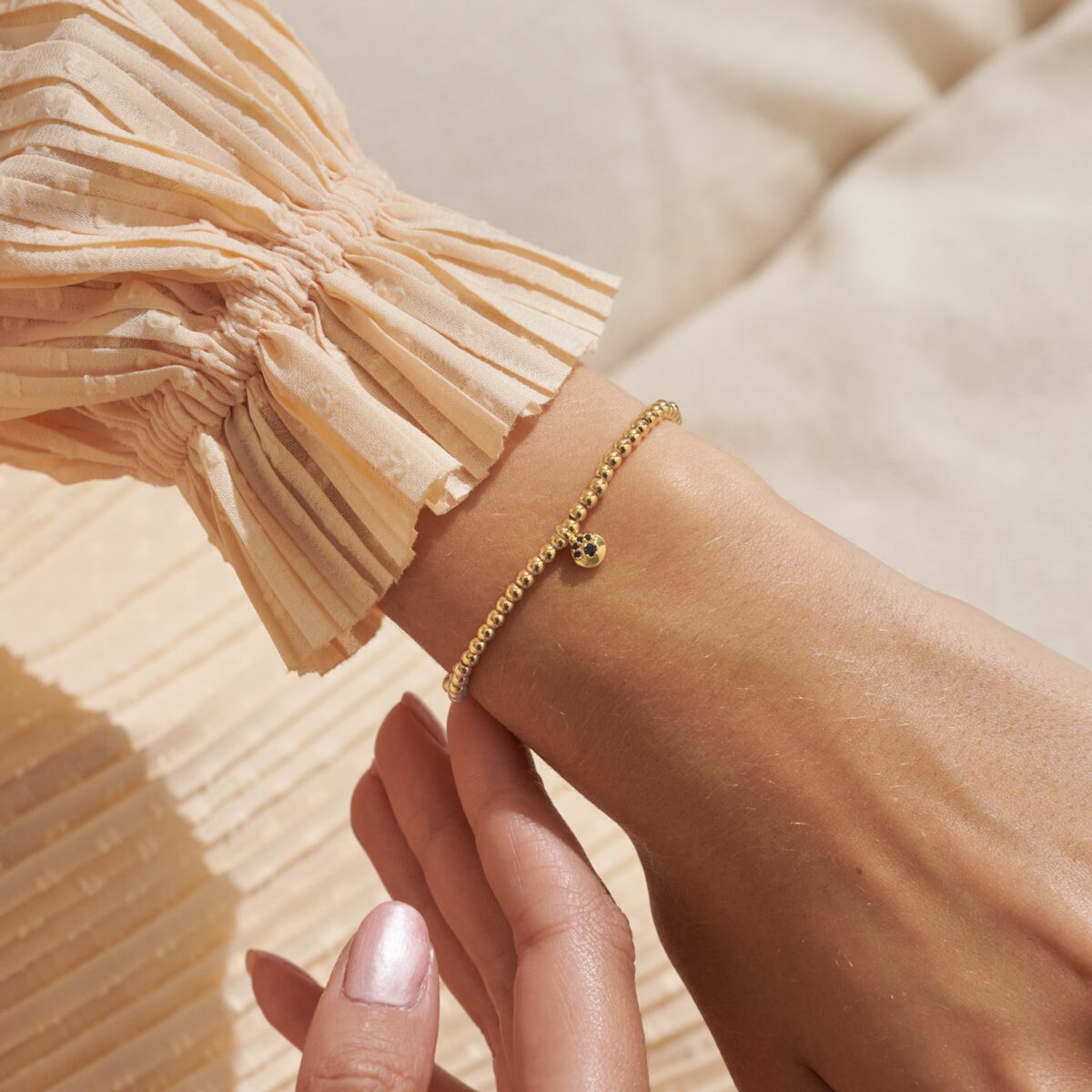 A Little Paw Print Gold Plated Bracelet