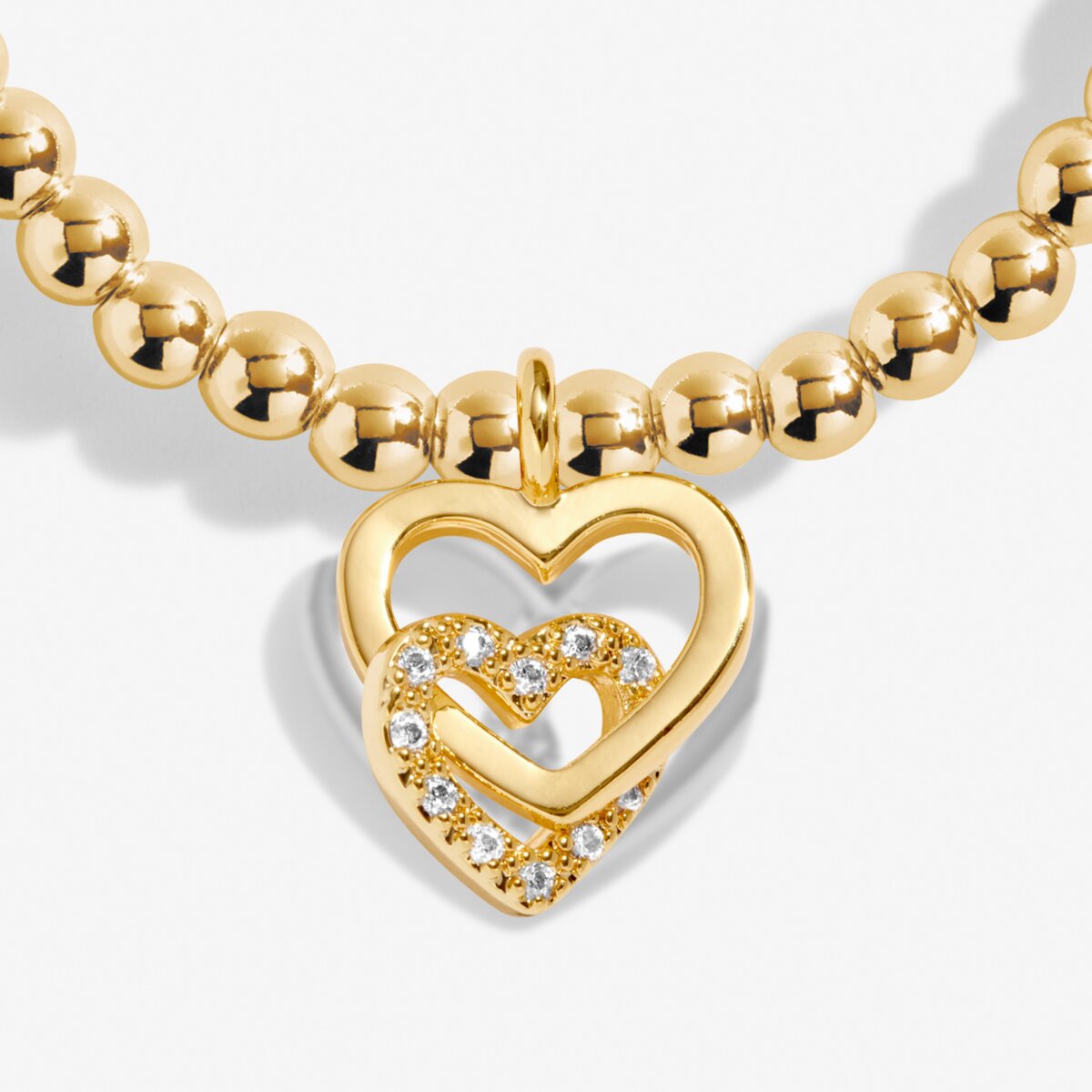 A Little 'Mother And Daughter' Gold Plated Bracelet