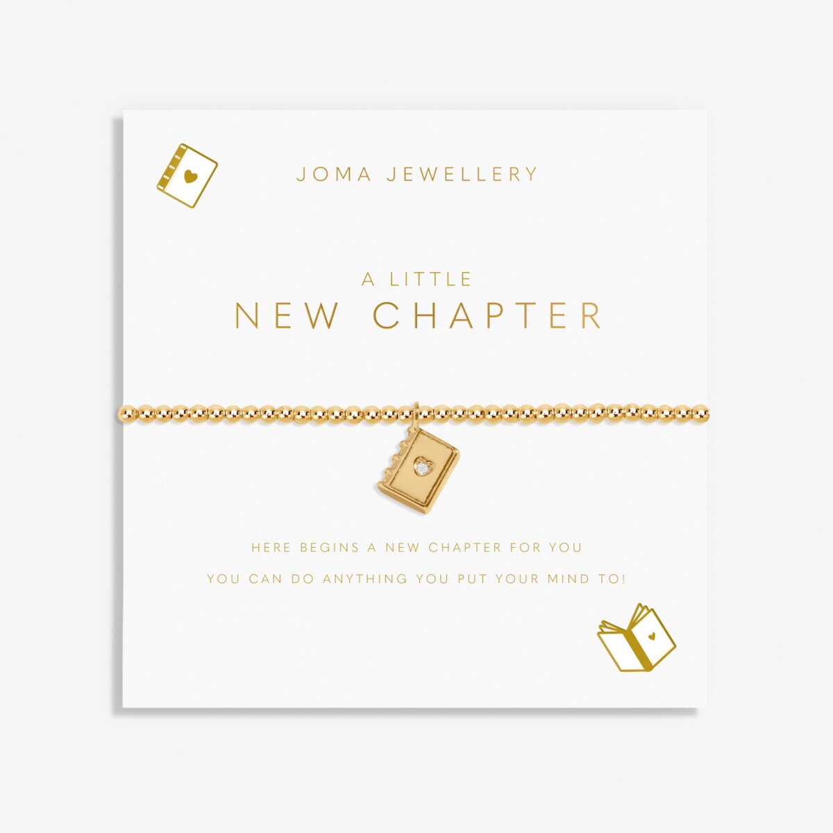 A Little 'New Chapter' Gold Plated Bracelet