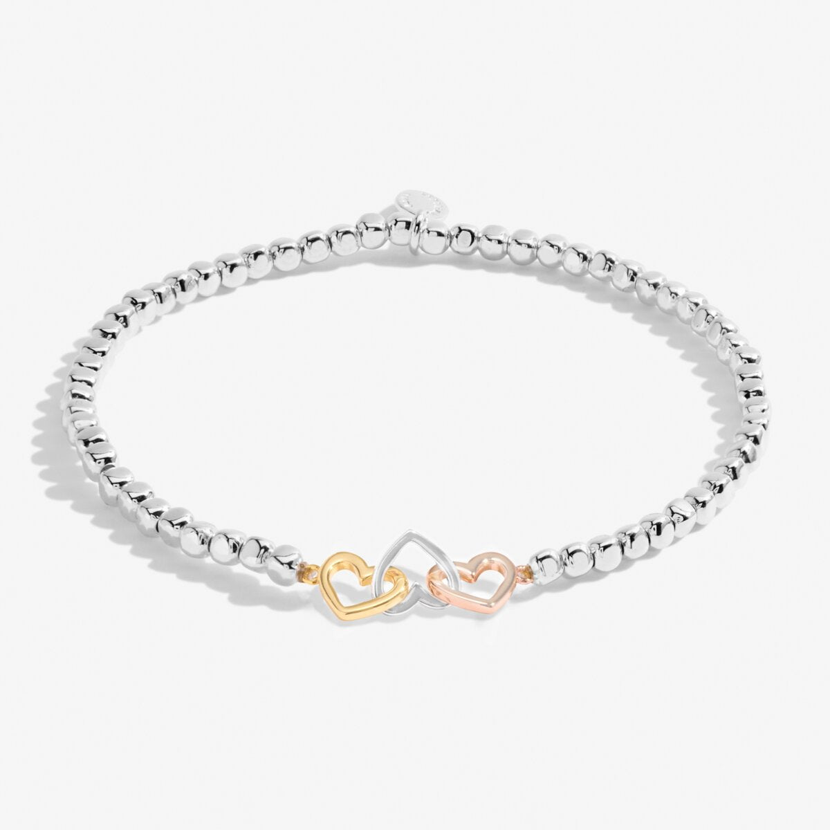 Forever Yours 'Daughter Forever Treasured' Trio In Silver, Gold & RG Plated Bracelet