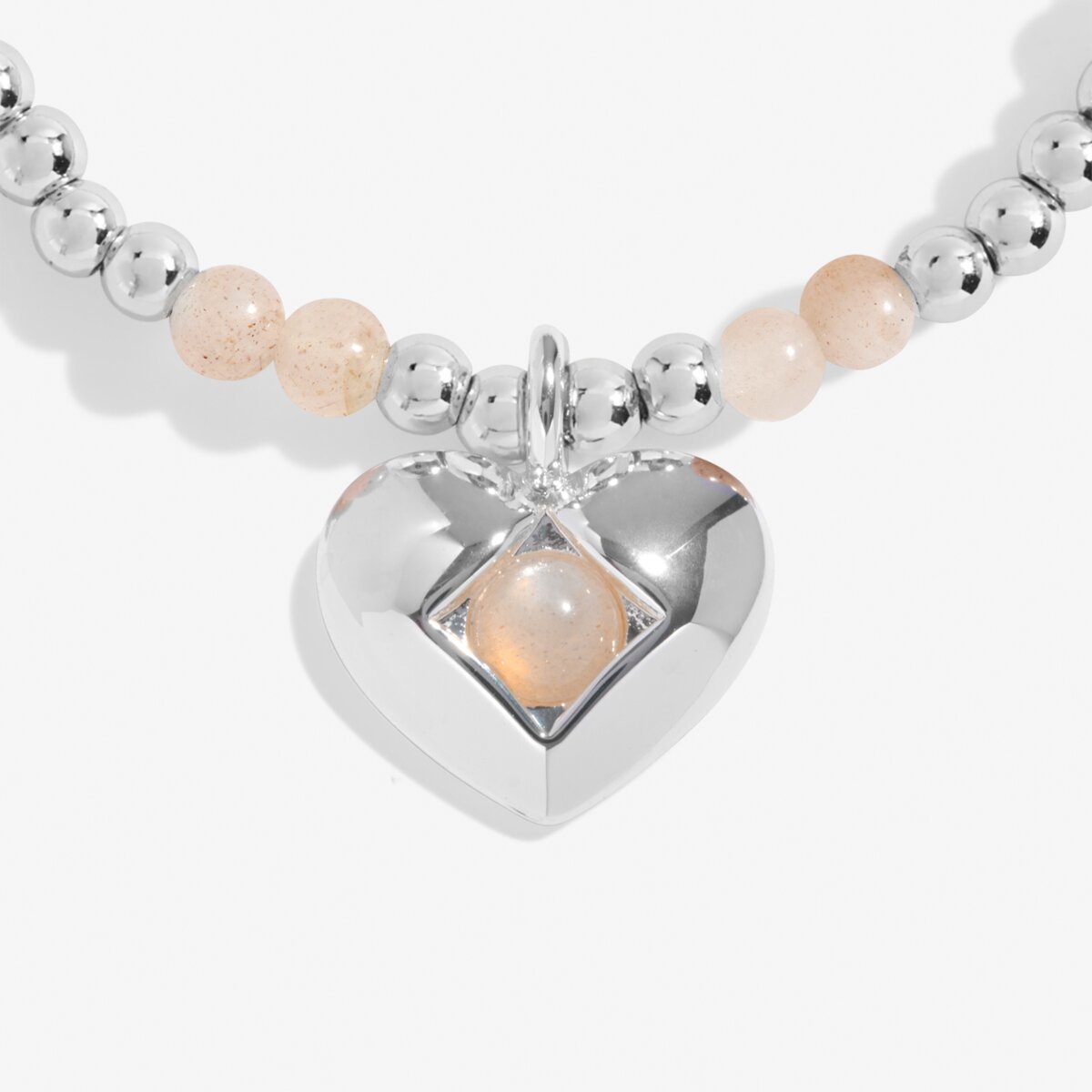 Birthstone A Little 'July' Silver Plated Bracelet