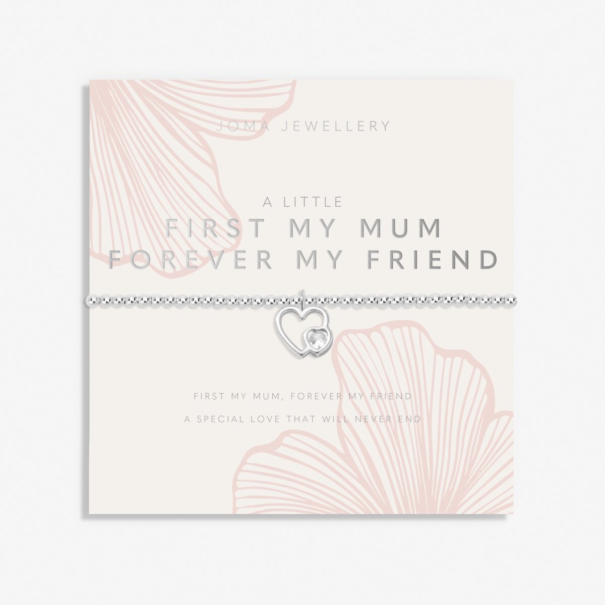 Mother's Day A Little 'First My Mum Forever My Friend' Silver Plated Bracelet