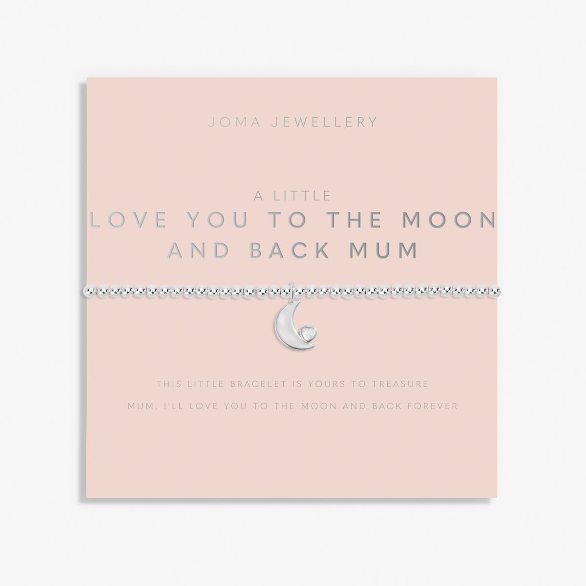 Mother's Day A Little 'Love You To The Moon & Back Mum' Silver Plated Bracelet