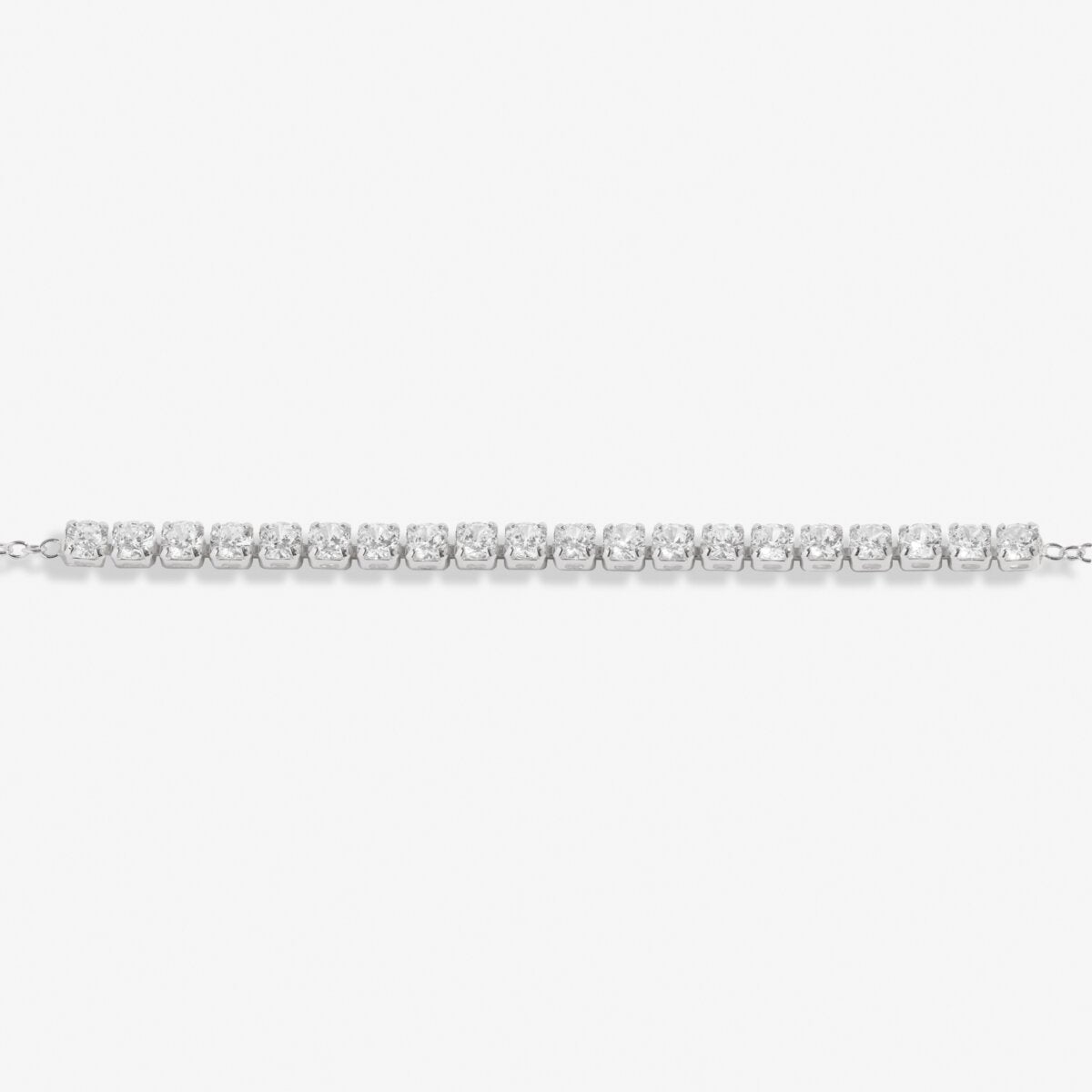 Silver Plated Tennis Anklet