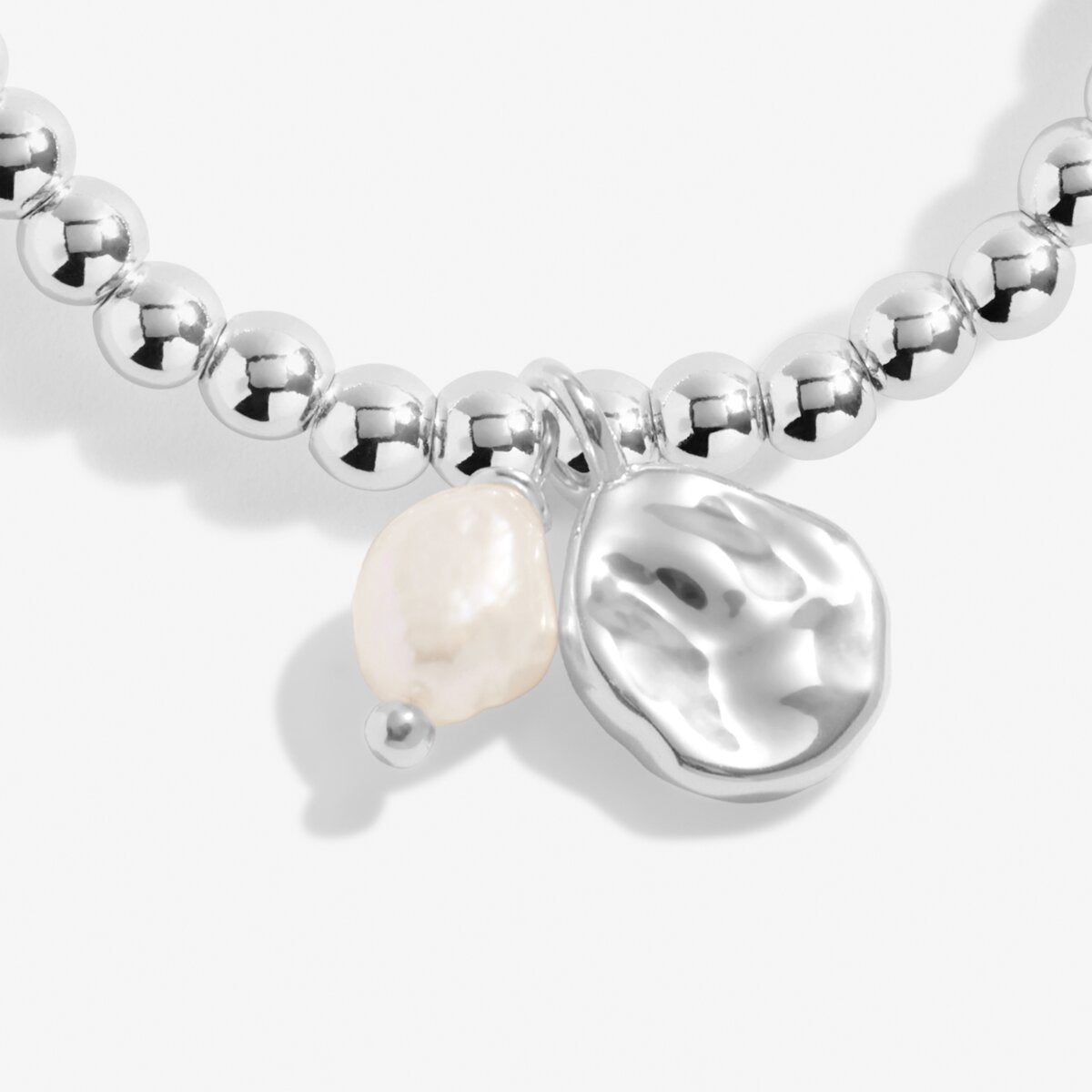 Pearl Silver Plated Anklet