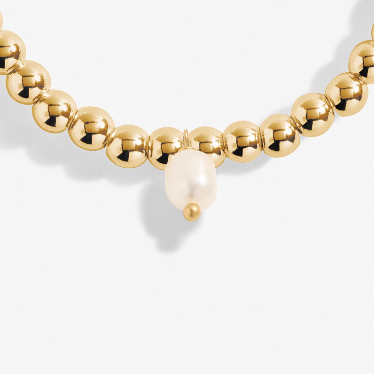 Three Pearl Gold Plated Anklet