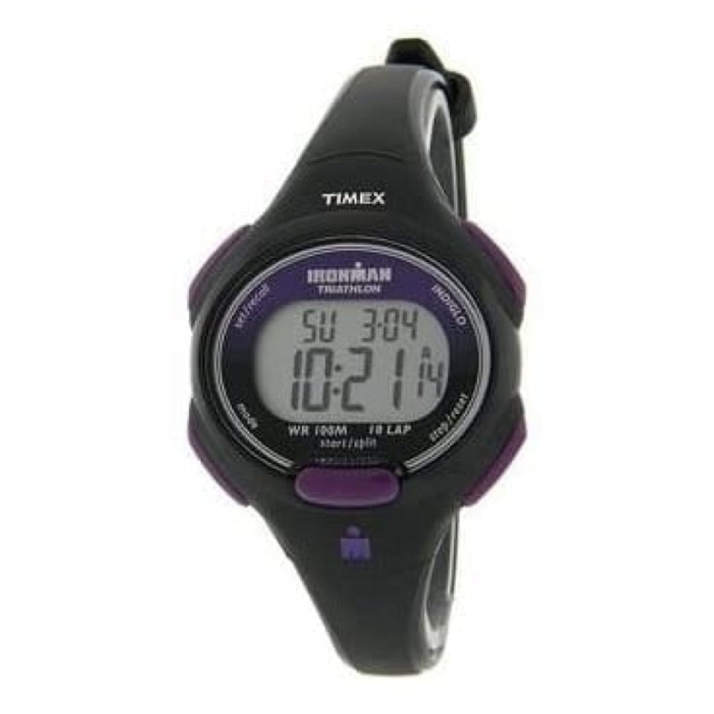 Ladies Ironman Traditional Lap Mid Rubber Digital Watch