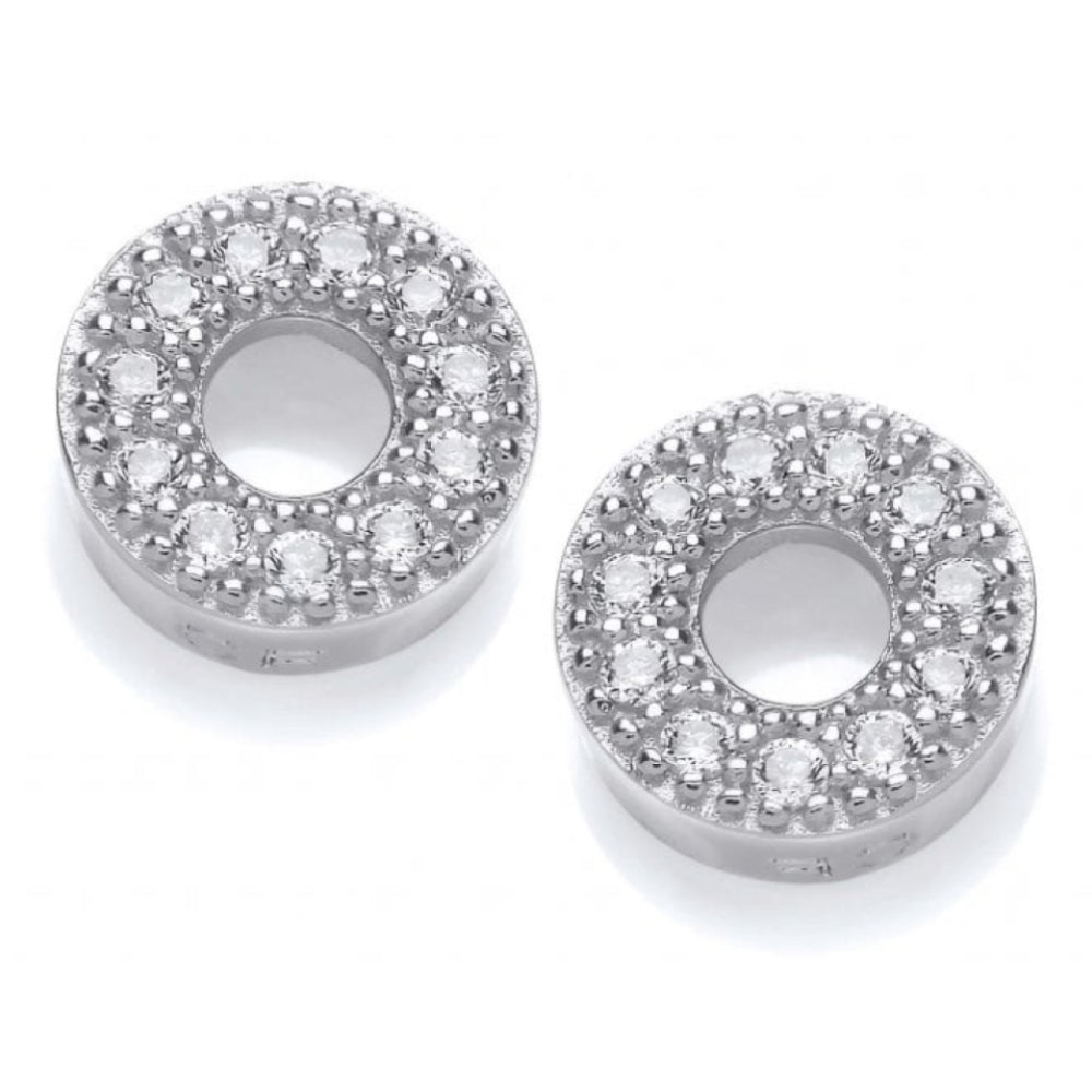CZ Cute Polo Stud Earrings