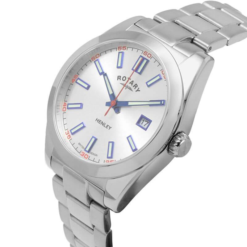 Henley Quartz Sapphire Silver Dial Gents Watch