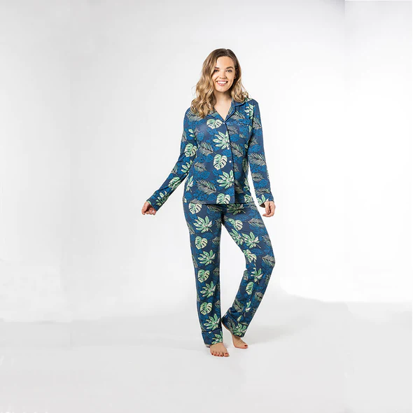 Bamboo Pyjamas Tropical Leaf