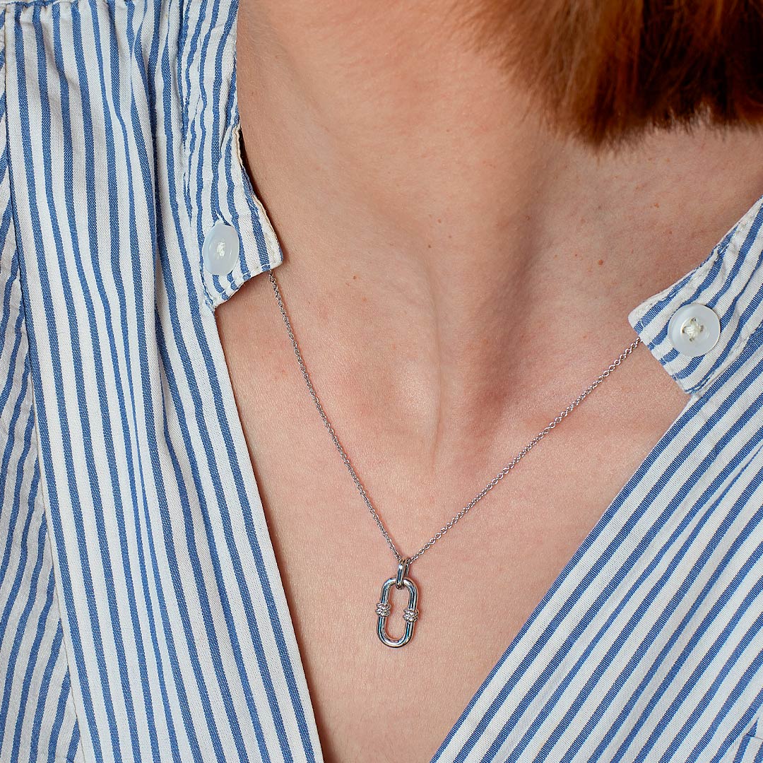 Marina Rope Bar Link Necklace
